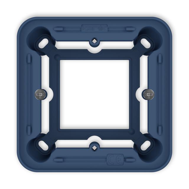 Puszka natynkowa pojedyncza zaokrąglona ICON i MINI navy blue 64PUZ-1 KARLIK