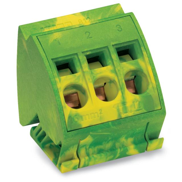 Blok potencjalowy PE 16mm2 zolto‑zielony 812‑110 /12szt./ WAGO