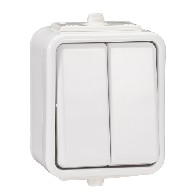 Cedar, łącznik świecznikowy, IP44, biały