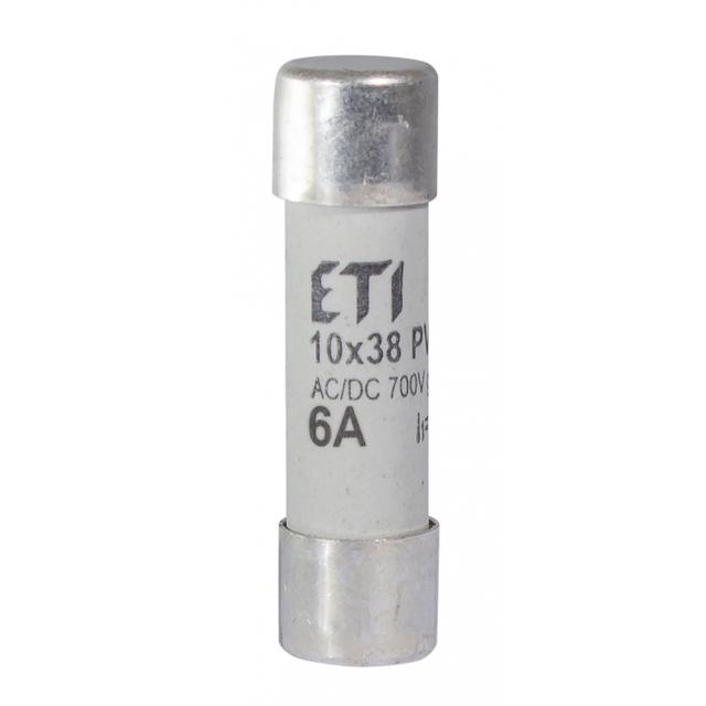 Wkładka topikowa cylindryczna PV gR 700V CH10x38 gR 6A 700V AC DC 002625019 ETI