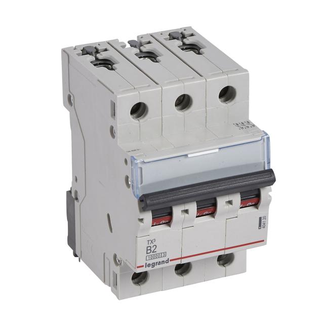 WYŁĄCZNIK NADPRĄDOWY S 313 3P B 2A 10000A SERII TX3, Legrand