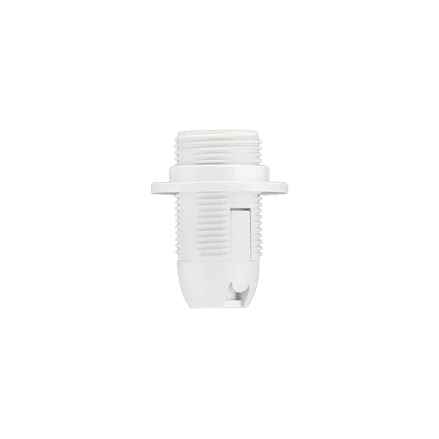 Oprawka termoplast. biała E-14 - 1 kołnierz