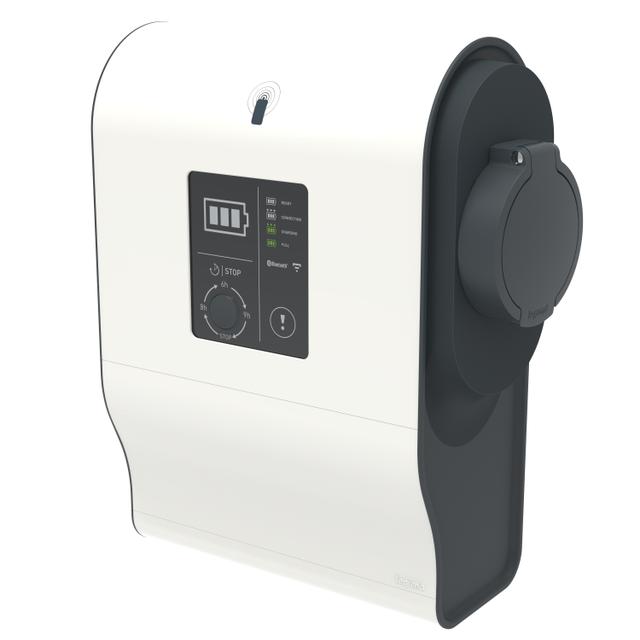 Green'Up Premium: Stacja Ładowania Pojazdów Elektrycznych Typu Wallbox Jednofazowa 7,4Kw Mode 3  059006 LEGRAND