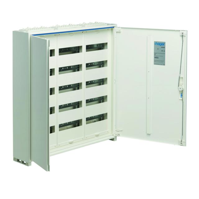 Rozdzielnica modułowa 15x12 natynkowa IP44 kl.II 800x800x160mm Univers FWB53S HAGER