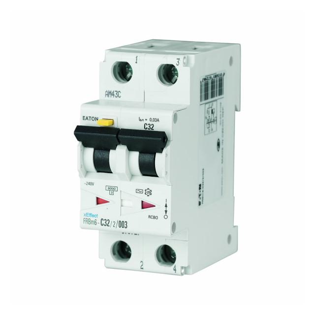 FRBM6-C32/2/003-A wyłącznik różnicowonadprądowy 6kA C32A 2P 30mA typ A 170791 EATON