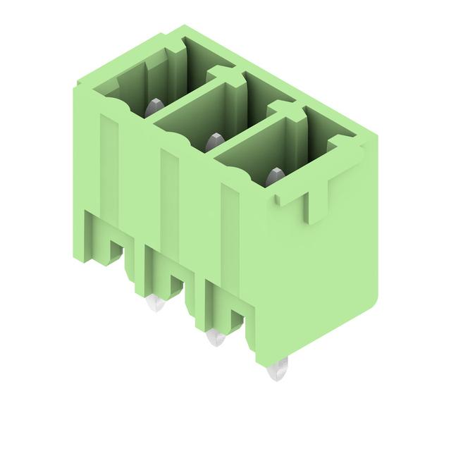 SC 3.81/03/180G 3.2SN GN BX Wtyki PCB (złącza płyty), 3.81 mm, Liczba biegunów: 3, kąt odejścia: 180° /50szt./ 1793620000 WEIDMÜLLER