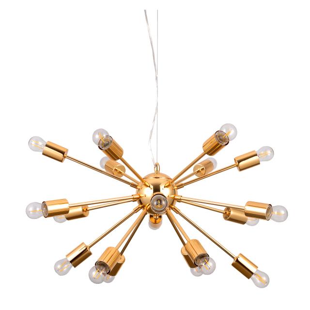 ITALUX lampa wisząca Theo E27 40W 220V IP20 kolor - złoty