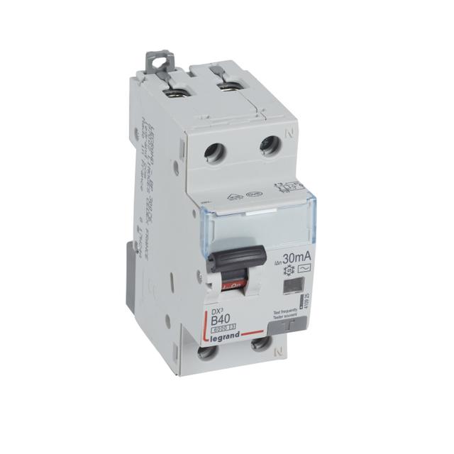 Wyłącznik Różnicowo-Nadprądowy 2P 40A B 0,03A Typ AC P312 DX3 410925 LEGRAND