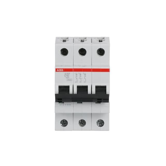 S203-D10 Wyłącznik nadprądowy 6kA 3P D10A 2CDS253001R0101 ABB