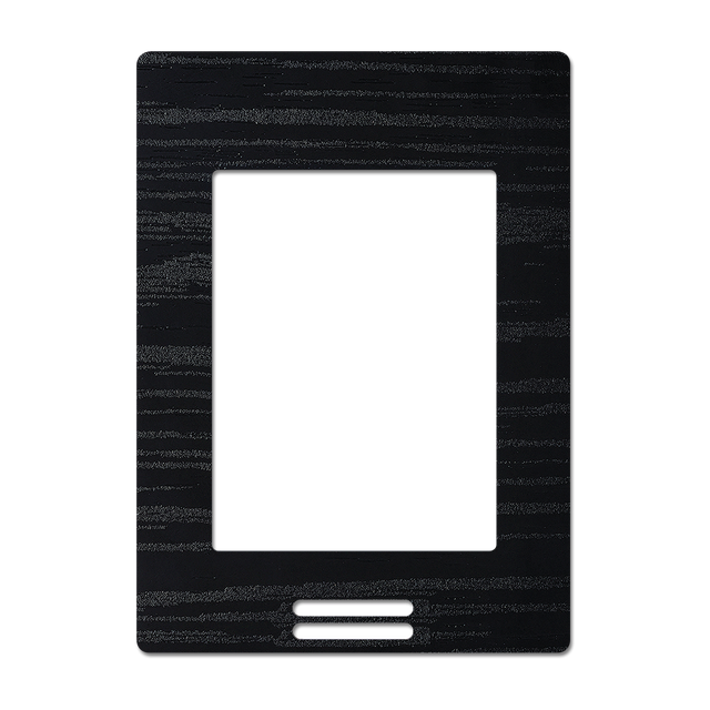 SE8300, szyld frontowy dla regulatorów SE8300 i SER8300, drewno czarne