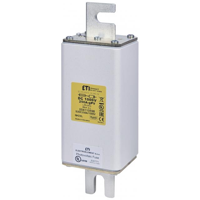 Wkładka topikowa M2XL DC 1500V M2XL gPV 250A 1500V DC 004110567 ETI