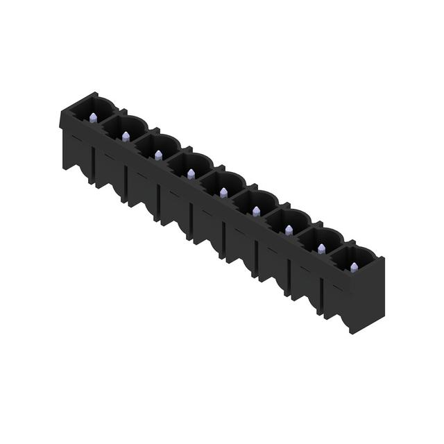 SL 7.62HP/09/180G 3.2SN BK BX Wtyki PCB (złącza płyty), 7.62 mm, Liczba biegunów: 9, kąt odejścia: 180° /50szt./ 1122600000 WEIDMÜLLER