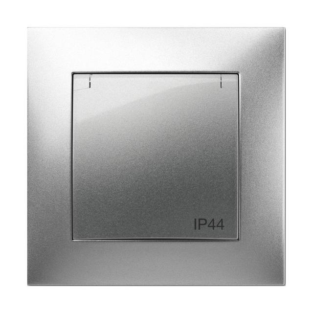 CARLA gniazdo 2P+Z IP44 z przesłonami torów prądowych