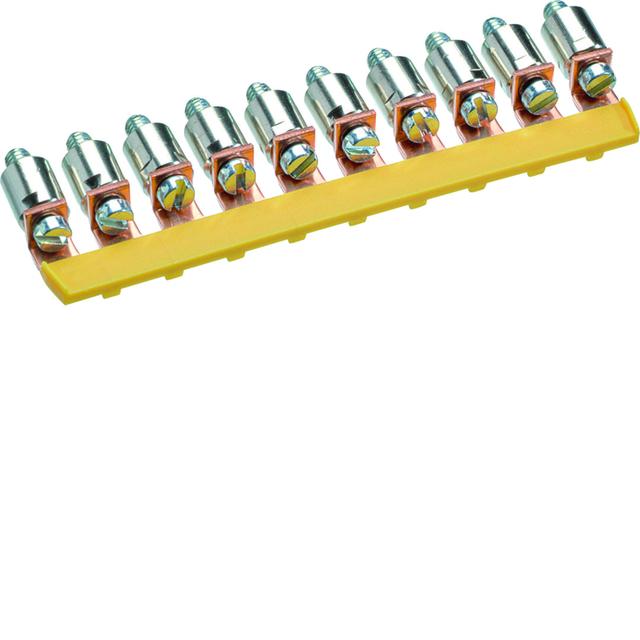 Mostek izolowany 6mm2 10-krotny KWJ06B10 HAGER
