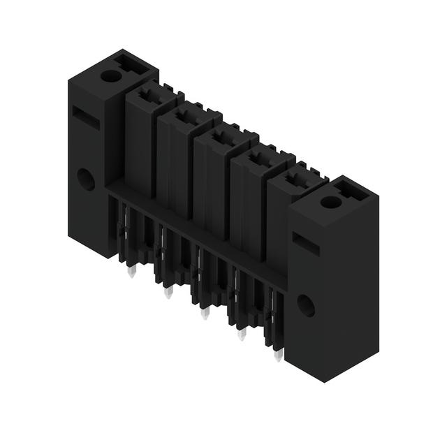 BVL 7.62HP/05/180FI 3.5SN BK BX Wtyki PCB (złącza płyty), 7.62 mm, Liczba biegunów: 5, kąt odejścia: 180° /50szt./ 1928760000 WEIDMÜLLER