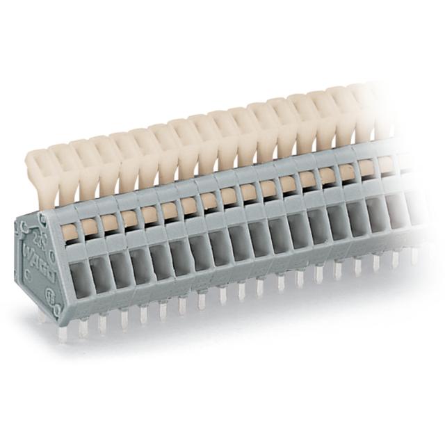listwa zaciskowa do pł. drukowanych 3-bieg. szara raster 2,5 mm /125szt./ WAGO