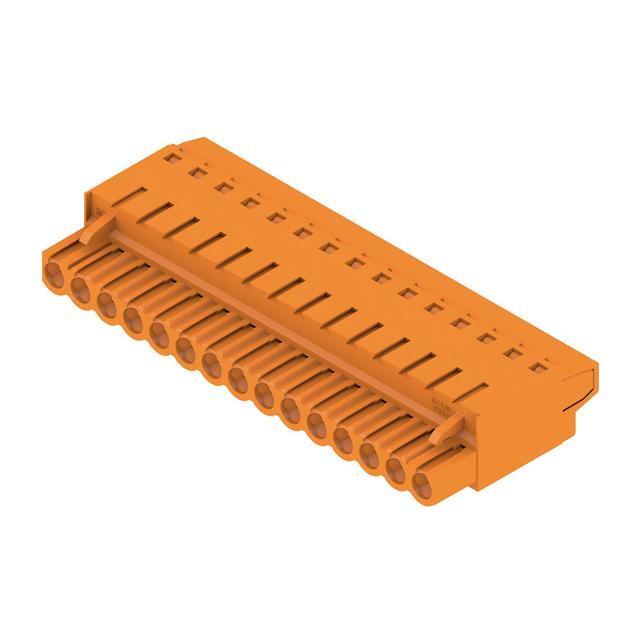 BLT 5.08HC/15/180 SN OR BX Wtyk PCB (złącze wiązki), 5.08 mm, Liczba biegunów: 15, Przylącze TOP /24szt./ 1500860000 WEIDMÜLLER