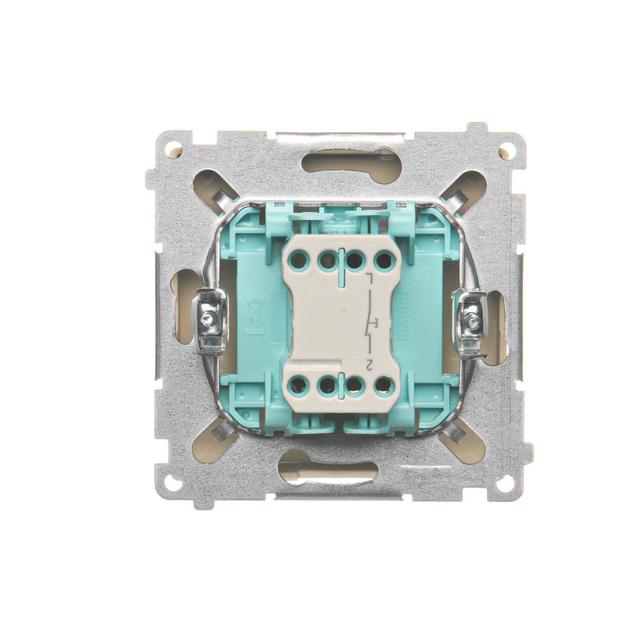 Simon Basic Przycisk pojedynczy rozwierny bez piktogramu 10A z. śrub. beż