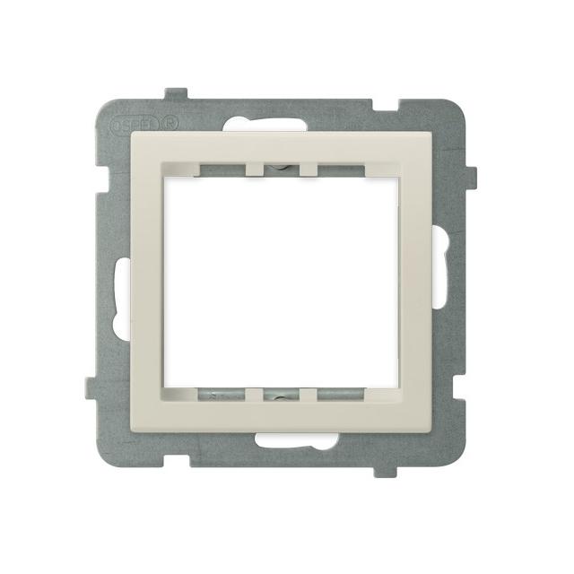 SONATA Adapter podtynkowy systemu 45 do serii Sonata kolor ecru AP45-1R/m/27 OSPEL