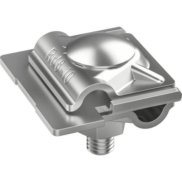 Zacisk krawędziowy prosty 0,7-10 mm, do drutu 8-10 mm, stal nierdzewna NIRO