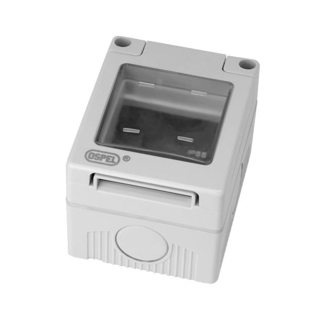 OSPEL45 Puszka hermetyczna pojedyncza - kolor szary