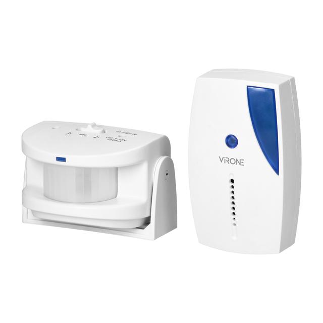 Czujnik ruchu z sygnalizacją i z alarmem 36 dźwięków powitalnych 5 metrów bateryjny AS-10 ORNO