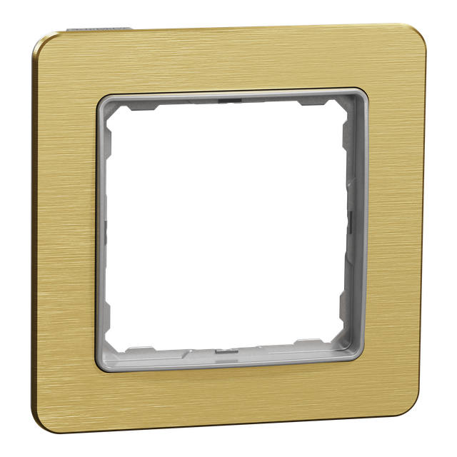 Sedna Elements, ramka 1-krotna, szczotkowane złoto