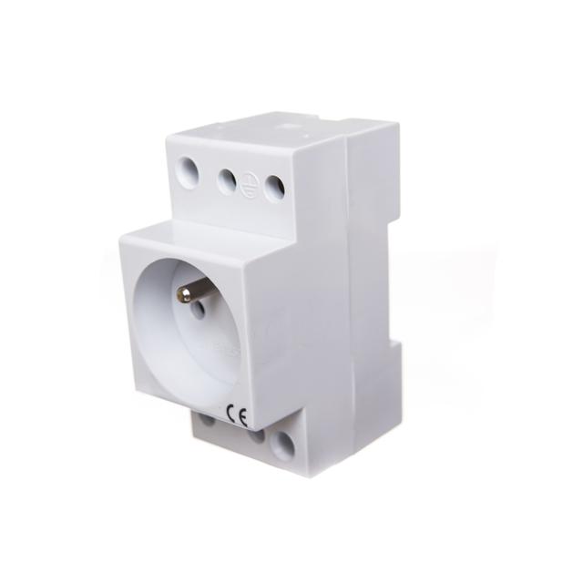 Gniazdo 16A 2P+Z na szynę