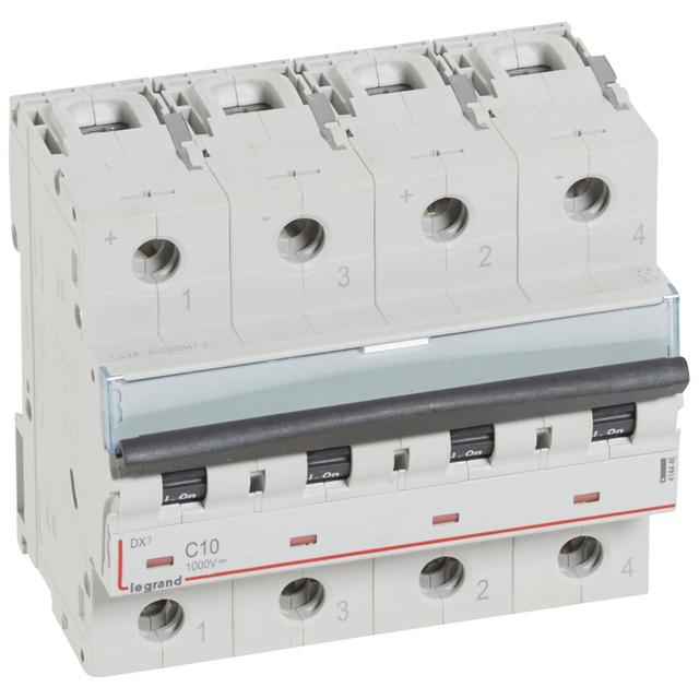 Wyłącznik Nadprądowy PV 2P 10A 1000VDC 414446 LEGRAND