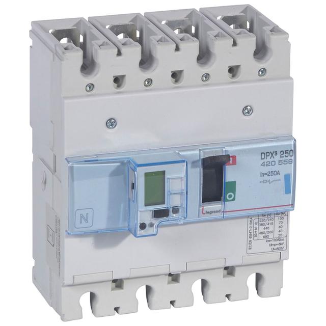 Wyłącznik DPX3 250 El Sg 4P 250A 50Ka 420559 LEGRAND