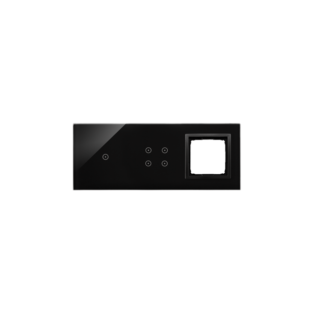 Simon 54 TOUCH WMDZ-01126S-075 Panel dotykowy S54 Touch, 3 moduły, 1 pole dotykowe + 4 pola dotykowe DSTR3140/75 KONTAKT