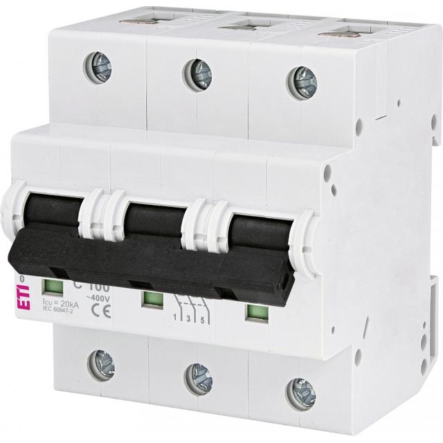 Wyłącznik nadprądowy MAT 10 3P C100A 002135732 ETI