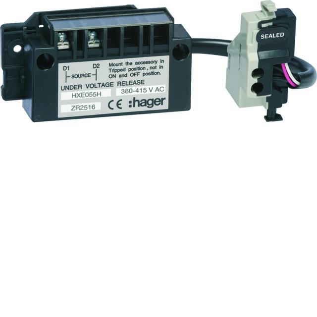 Wyzwalacz podnapięciowy zwłoczny h800-h1600 3P 380-415VAC HXE055H HAGER