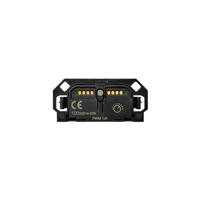 Simon 100 Ściemniacz do taśm LED (mechanizm 1/2 bez ramki montażowej) 120 W przy 12 Vdc / 240 W przy 24 Vdc 10000314-039 KONTAKT