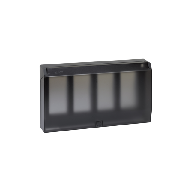 Simon Connect Ramka obudowy S500 z pokrywą 4-modułowa 8x K45 szary grafit 51040104-038 KONTAKT