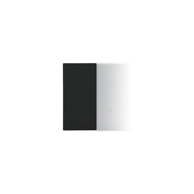 Simon 55 Klawisz połówkowy personalizowany z możliwością nadruku piktogramów Czarny mat