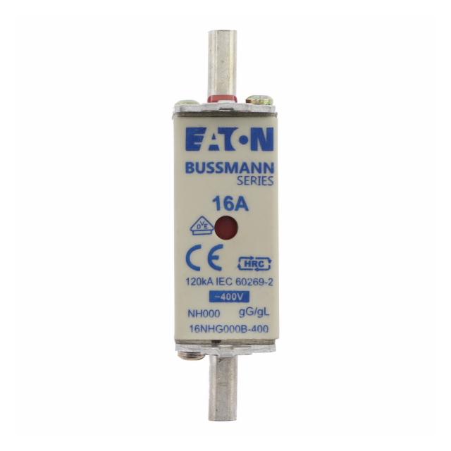 NH FUSE 16A 400V GG/GL SIZE 000 Wkładka NH000 16A 400V GL/GG podwójny wskaźnik 16NHG000B-400 EATON