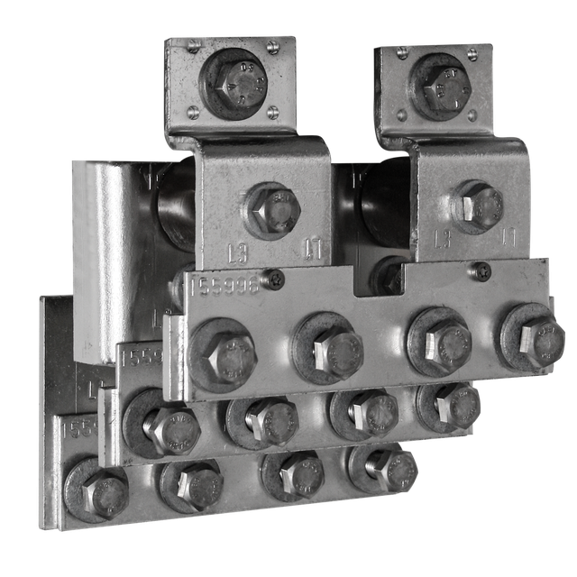 Rozbudowa wyprowadzeń szynowych z podwójnych aparatów SL3-3X2(6)/1250A, przyłącze 4x240 mm2 VS-SL123/4X240 L8390921 ETI