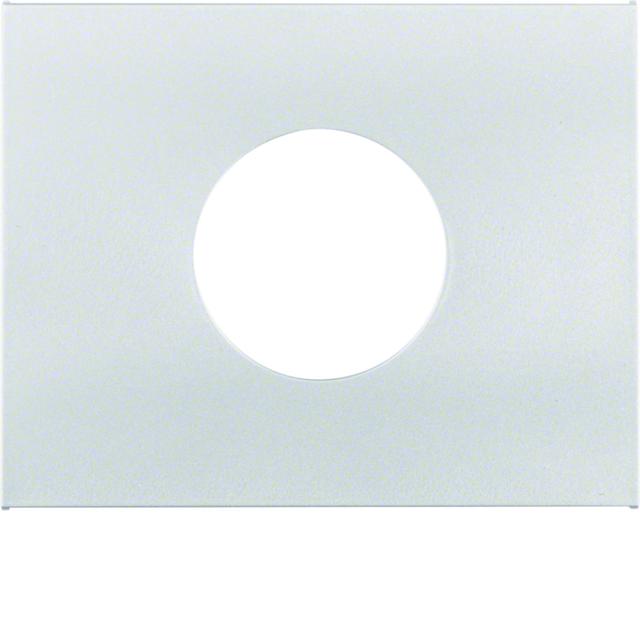 BERKER K.5 Płytka czołowa do łącznika i sygnalizatora świetlnego E10 aluminium 11657003 HAGER
