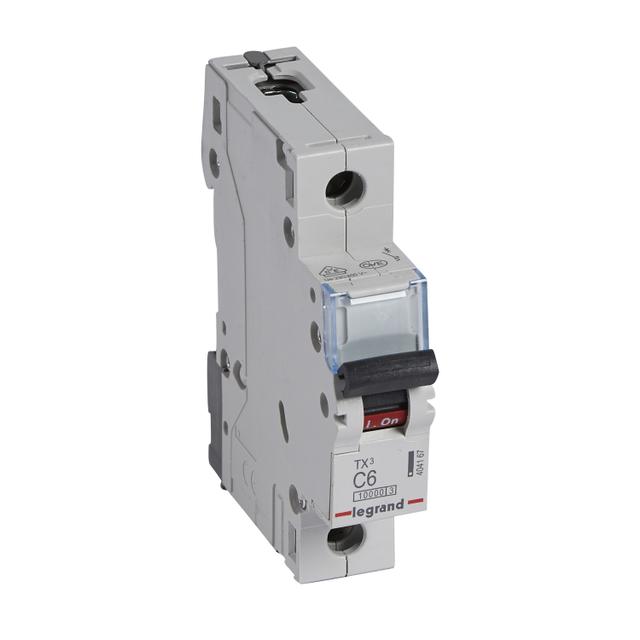 WYŁĄCZNIK NADPRĄDOWY S 311 1P C 6A 10000A SERII TX3, Legrand