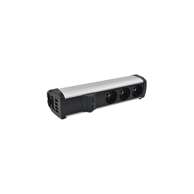 "Simon 480 TS48-210E300K0-40 Listwa poszerzona 3 gn. typ E i płytka 2xRJ45 keystone