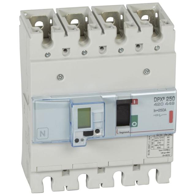 Wyłącznik DPX3 250 El+P 4P 250A 36kA 420449 LEGRAND