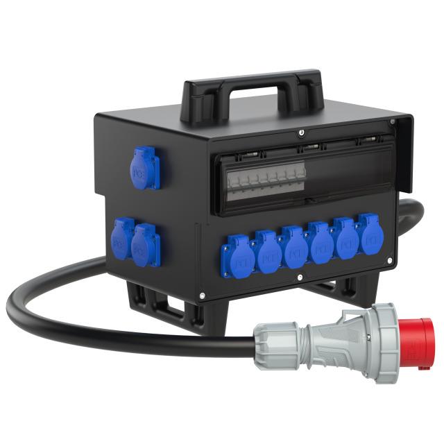 ROZDZIELNICA PRZENOŚNA Z GUMY TYPU „STRZELIN” 36M STRZELIN WE:63/5+2M OPD5x16 2*32/5*2C 2*16*2C 9GS*