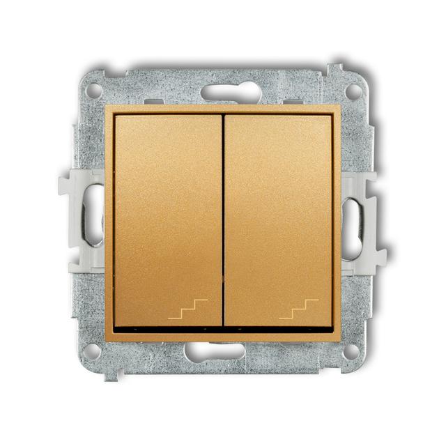 ICON Mechanizm łącznika podwójnego schodowego złoty