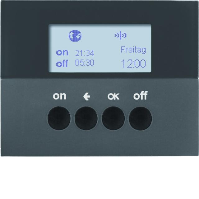 BERKER K.1 KNX RF quicklink łącznik czasowy antracyt 85745275 HAGER