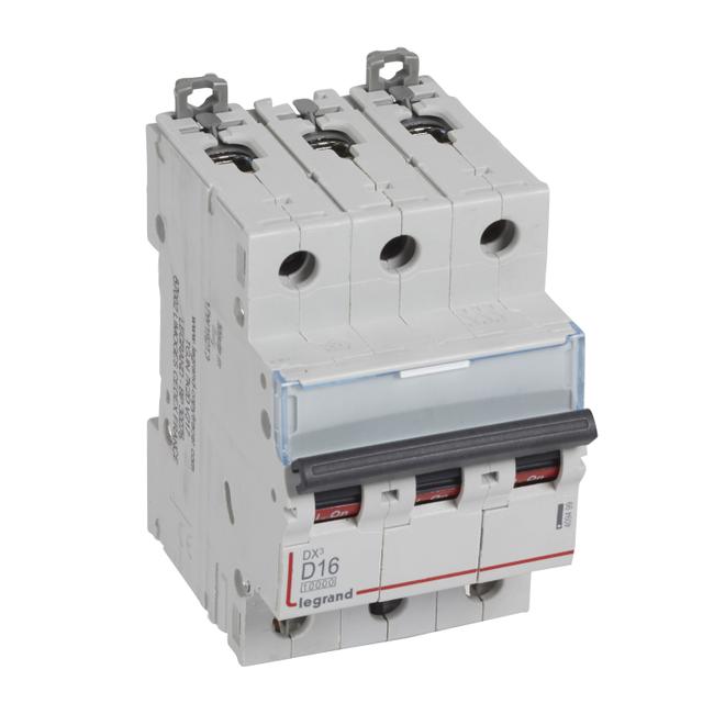 Wyłącznik Nadprądowy S 313 3P D16A 10000A DX3 409499 LEGRAND