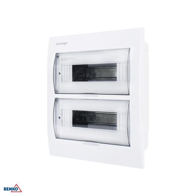 ROZDZIELNICA PODTYNKOWA IP40 ZACISKI 24N+24PE 2x12P