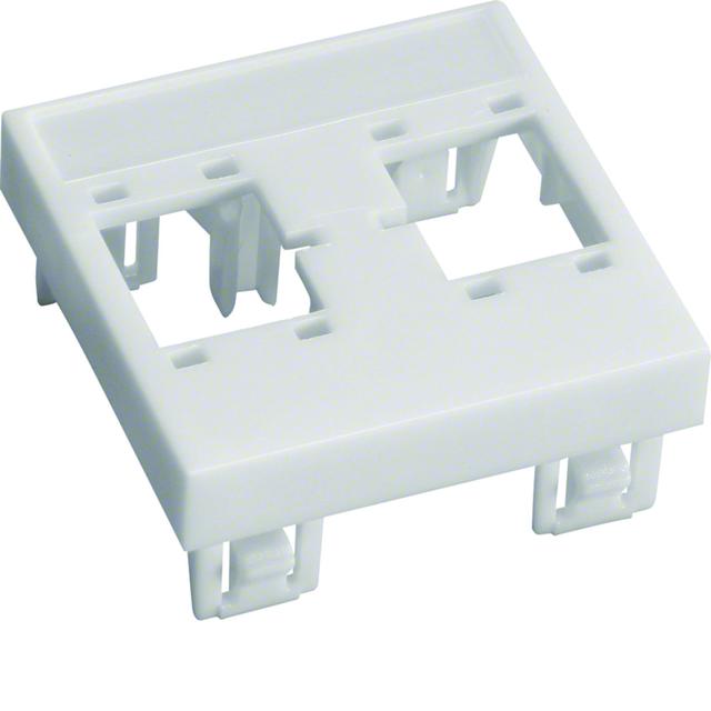 tehalit.VE-EE Płytka czołowa-montażowa 45X45mm 2XRJ45 R&M biały PA GBVDR45 HAGER