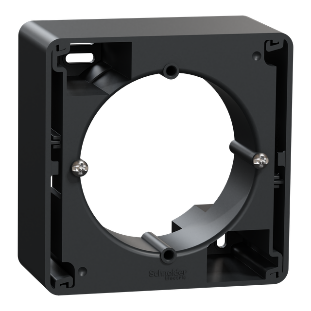 Sedna Design & Elements, podstawa natynkowa, czarny antracyt