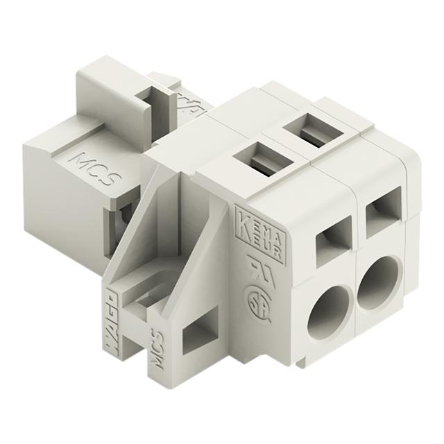 MCS-MIDI Classic wtyk 2-bieg. j-szary raster 5 mm /100szt./ WAGO